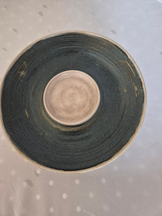 Black and Rose Dip Platter